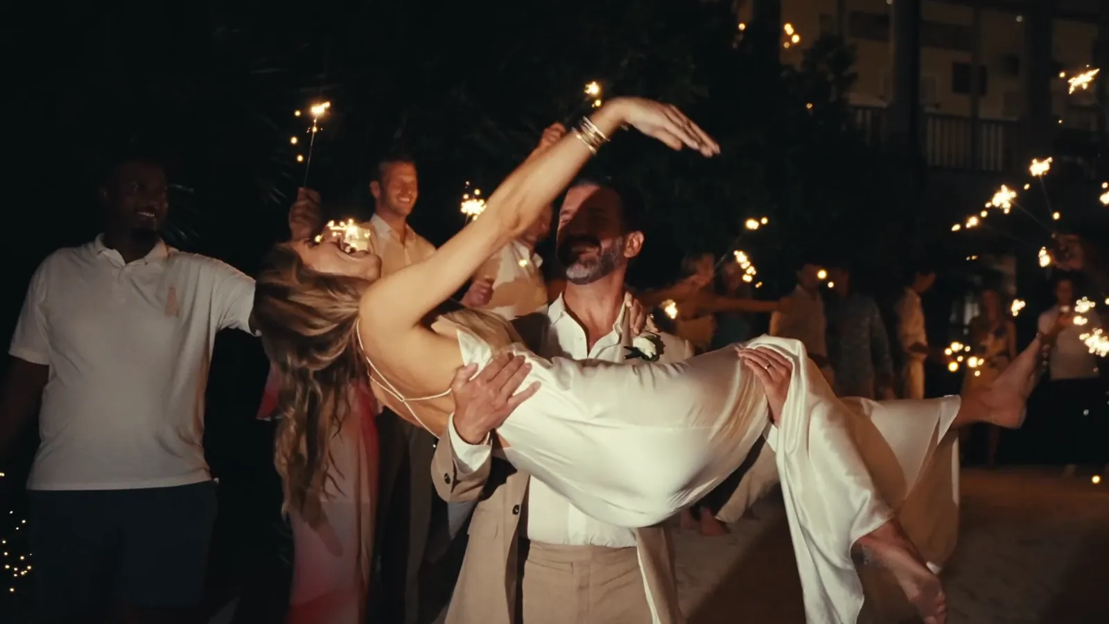 The sparkler exit