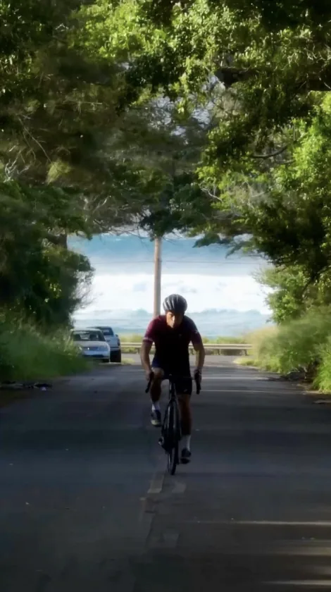 Kai Lenny training with Pinarello