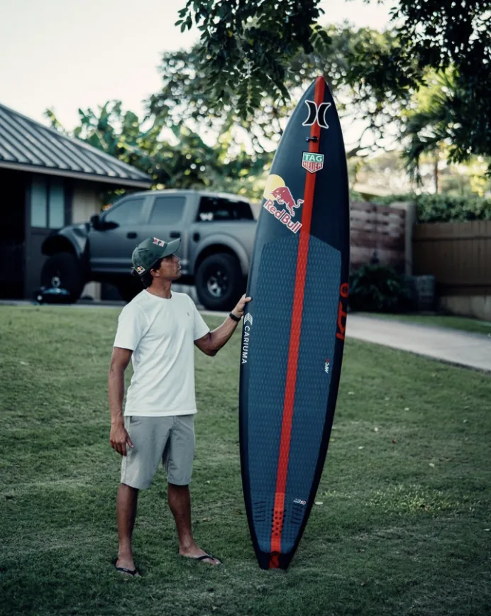Kai Lenny the new Jaws board