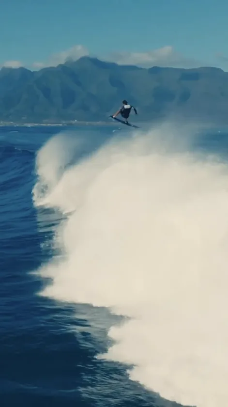 Kai Lenny a day surfing on Maui