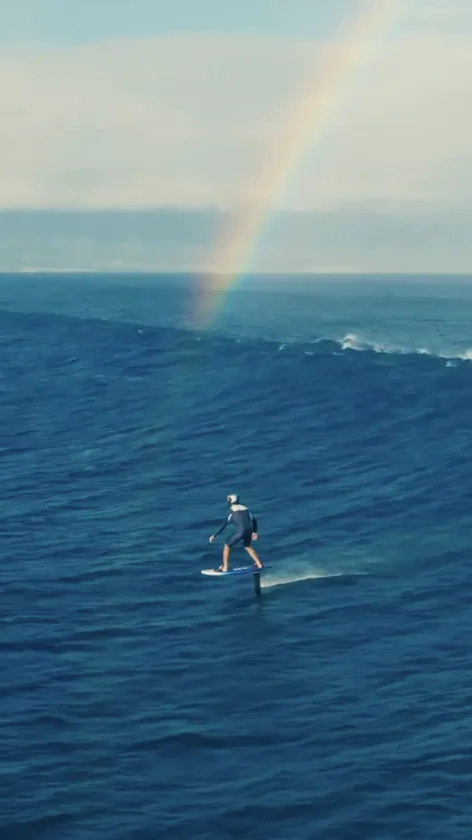 Kai Lenny under the rainbow